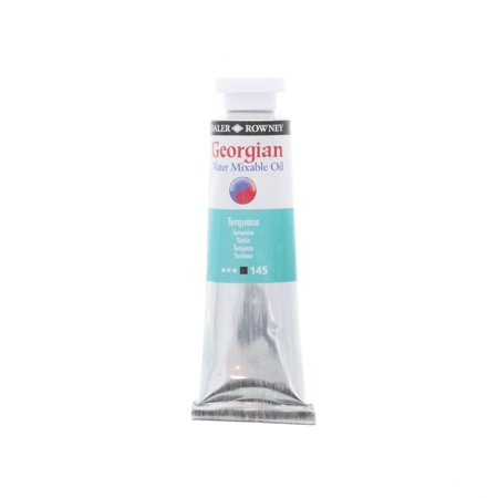UPC: 0000050855964 | Daler-Rowney Georgian Water Mixable Oil  37ml Tube  Turquoise