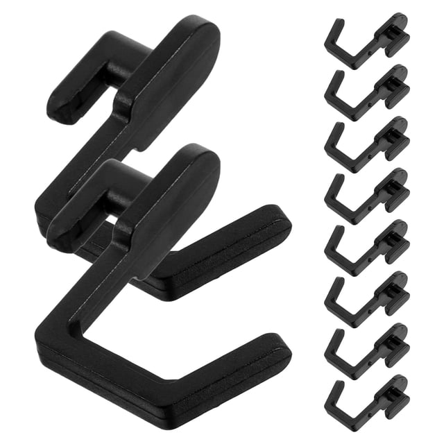 unbranded 30Ud En J Para Pegboard Con Resistente Gancho Organizador De Herramientas Plástico Negro
