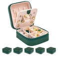 thumbnail image 1 of Joyero de viaje KeloFon Green con espejo para mujer, 1 of 7