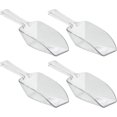 thumbnail image 1 of 4pcs Large Plastic Measuring Scoops For Baking, Kitchen , Pet Food,clear, 1 of 5