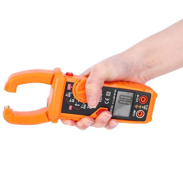 Pinza amperimétrica de mano, PEAKMETER PM2018A Pinza amperimétrica digital de mano Pinza amperimétrica de CA Estética elegante