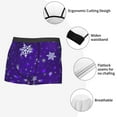 thumbnail image 3 of Naloa Dark Purple Snowflakes Mens Underwear - Boxers for Men, Mens Boxer Briefs, Classic Briefs for Men-Large, 3 of 5