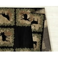 thumbnail image 3 of Woodside Woodsman Border Black Runner Rug, 3 of 3