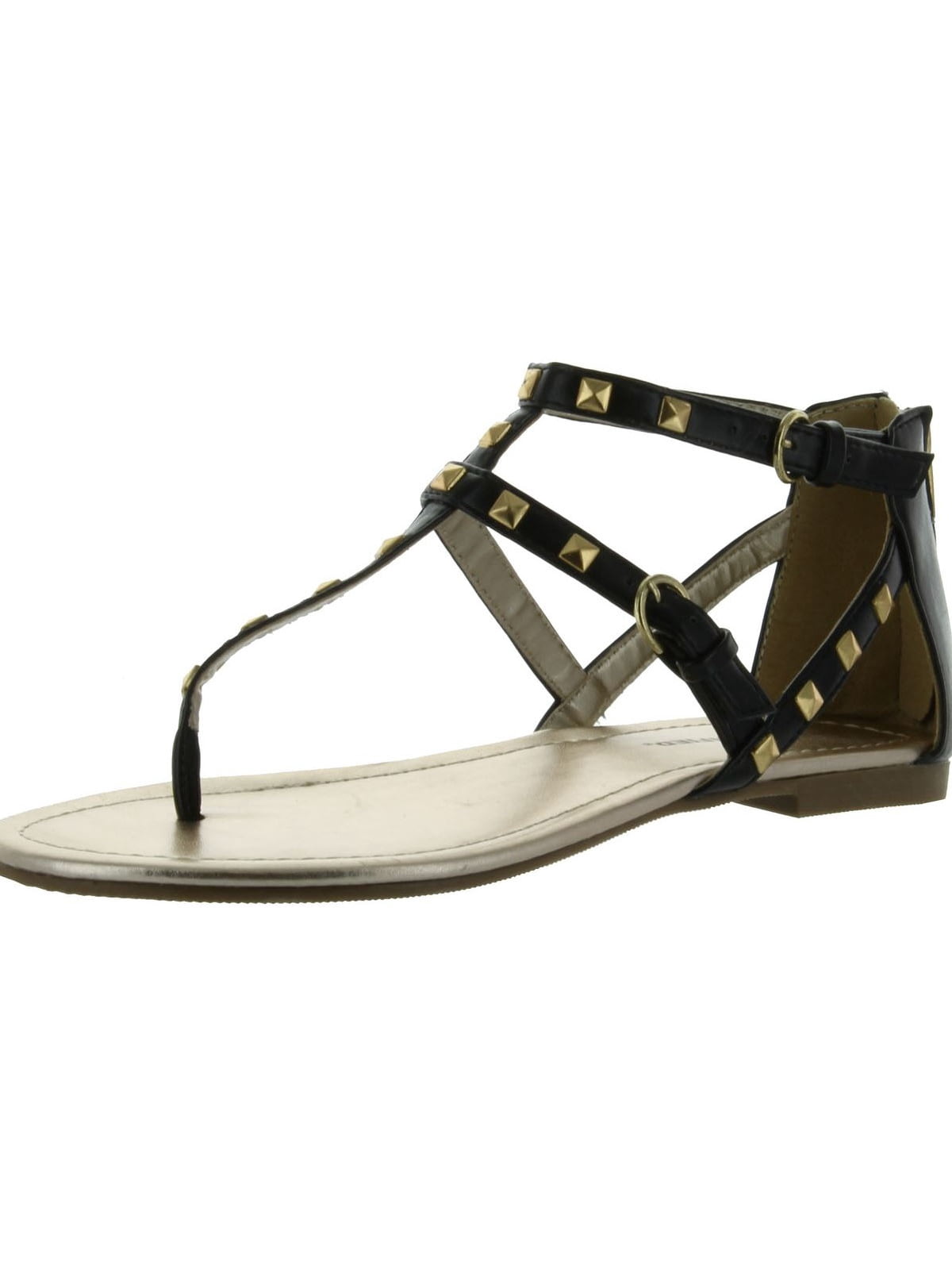 City Classified - City Classified Womens Willie Closed Back Thong Studded Fashion Sandals 