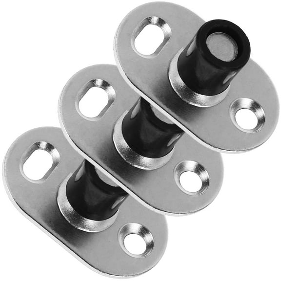 PBPBOX 3Pcs Door Guides for Bottom with Silver Stainless Steel for Handymen Installation 2.5in