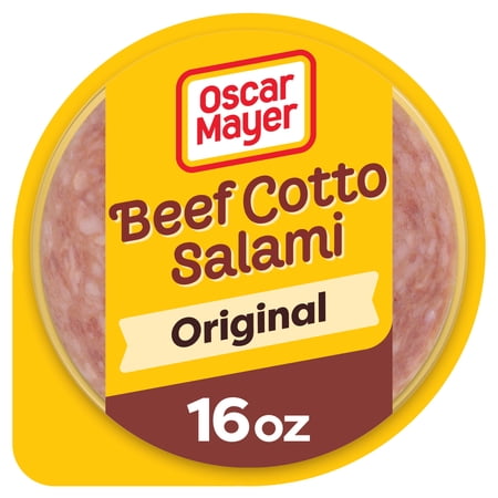 Oscar Mayer Beef Cotto Salami Sliced Lunch Meat, 16 oz. Pack