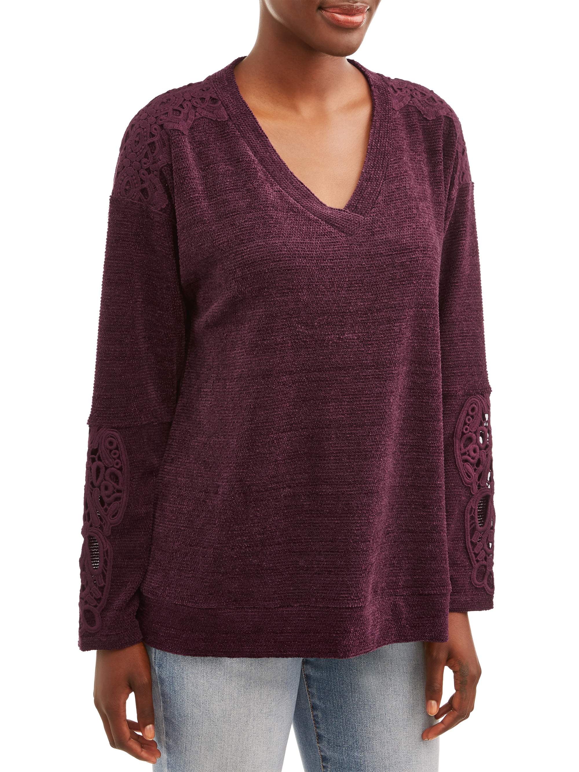 womens chenille sweaters