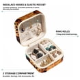 thumbnail image 2 of Leopard Jewelry Display and Organizer: Portable Square Travel Case for Rings, Earrings, Necklaces, Bracelets - Suitable for Girls and Women, 2 of 6
