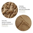 thumbnail image 3 of NANPIPER Fleece Blanket Cozy Fluffy Throw for Bed Coffee Brown,60"X80", 3 of 6