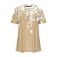 thumbnail image 3 of Tops Cortos para las Mujeres Cuello en V de Moda Casual Manga Corta Primavera Verano Top, Tops de Baile para las Mujeres, 3 of 4