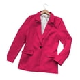 thumbnail image 3 of Saco largo de Mujer Elegante Atemporal Rojo Extra Grande, 3 of 3