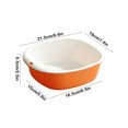 thumbnail image 3 of Tumotour Kitchen Organizer Basket Food Safe Plastic Drainer Space Saving Storage Container For Vegetables Utensils Sturdy Easy Clean Multi Purpose Use, 3 of 6
