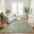 thumbnail image 7 of Addison Rugs Mayfield Premium Machine Washable Transitional Abstract Green Rectangle Rug, 8' x 10', 7 of 7