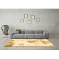 thumbnail image 3 of Ahgly Company Indoor Square Abstract Brown Modern Area Rugs, 8' Square, 3 of 4