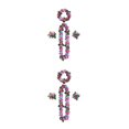 thumbnail image 1 of Billuyoard Leis hawaianos de precio asequible de 4 piezas - Guirnalda hawaiana ancha y ecológica de flores hawaianas color 2 color 2 2Conjunto, 1 of 6