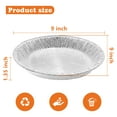 thumbnail image 3 of SONGLAM 40-Packs 9Inch Aluminum Round Foil Pan For Pie And Tart, 3 of 6