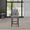 thumbnail image 2 of Home Design Dothan Counter Height Dining Chair Set of 4, Comfortable Wooden Chairs with Padded Seat, Brown, Easy Assembly, 2 of 10