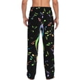 thumbnail image 7 of Salouo Music Notes Print Pajama Pants for Men, Lounge Pants Elastic Waistband Casual Men's sleepwear Loungewear Sleep Pajama Pant -Medium, 7 of 7