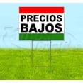 thumbnail image 1 of Precios Bajos (18" x 24") Yard Sign, Includes Metal Step Stake, 1 of 6