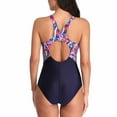 thumbnail image 5 of Women's One-Piece Swimwear Sports Racerback Beachwear Athletic Monokini Bikini Bathing Suit, 5 of 6