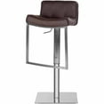 thumbnail image 3 of Safavieh Newman Bicast Leather Bar Stool, 39.37", 3 of 4
