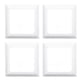thumbnail image 2 of Faldón Para Poste De Cerca, Cubierta Minimalista De Vinilo Blanco Para Base De Poste, 4 Piezas, 4x4 Pulgadas, Amplia Compatibilidad Para Postes De Barandilla De Cubierta De Porche, 2 of 7