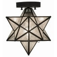 thumbnail image 6 of Meyda 155264 9 in. Moravian Star Flushmount, Clear Seedy, 6 of 7