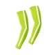 thumbnail image 5 of Mangas de brazo refrescantes, 1 par, con tira reflectante, unisex, ligeras, transpirables, multifuncionales, para golf, correr de noche, tenis. Amarillo Verde, 5 of 8