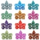 thumbnail image 4 of Surhugvy Dnd Dice Set 25 X 7 Dados poliédricos (175 piezas) para mazmorras y dragones Dnd Rpg Mtg Juego de mesa D4 D6 D8 D10 D12 D20 Dados de 25 colores con 1 bolsa grande de franela, 4 of 5