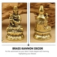 thumbnail image 3 of Nestingho Decorativa Kannon En Latón Dorado Para Uso En Hogar Y Oficinas, 3 of 8