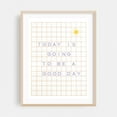 thumbnail image 2 of Today is going to be a good day - Lilac - Typography Quote Motivational Minimalist Inspirational Geometric Pastel Unframed Wall Art Print 9 x 12 inches, 2 of 4