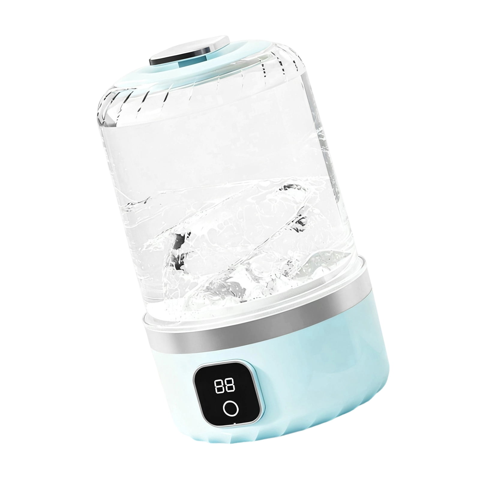 Portable Rechargeable Small Washing Machine ABS Texture Quiet Operations Suitable for Underwear Socks Travel Use