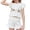 White, variant on Toddler Baby Girls Clothes Sunflower T-shirt Bowknot Shorts with Cute Summer Girl Clothes Set 7-8Years Sky Blue