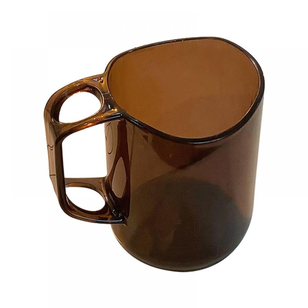 Clear Plastic Mug Unbreakable And Reusable Light Weight Travel Coffee Mugs Espresso Cups Easy to