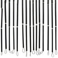 thumbnail image 5 of vidaXL Insect Door Curtain Dark Gray 35.4"x86.6" Bamboo, 5 of 6