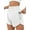 White, variant on Rosvigor Womens Athletic Shorts High Waisted Running Shorts Gym Workout Shorts with Pockets