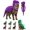 Purple, variant on Dino Dog Costume Soft Plush, T-Rex Skeleton Halloween Costume for Dogs, for Medium & Large Pet Cosplay Party Family