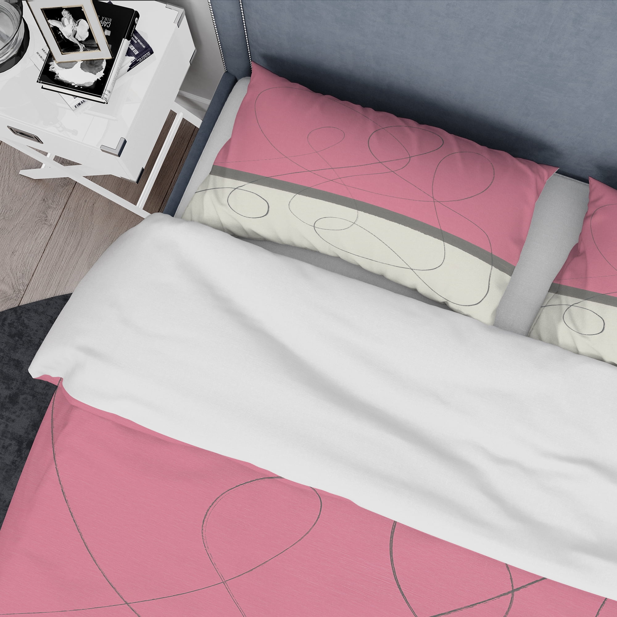 Designart 'Geometric Neapolitan II' Geometric Duvet Cover Set