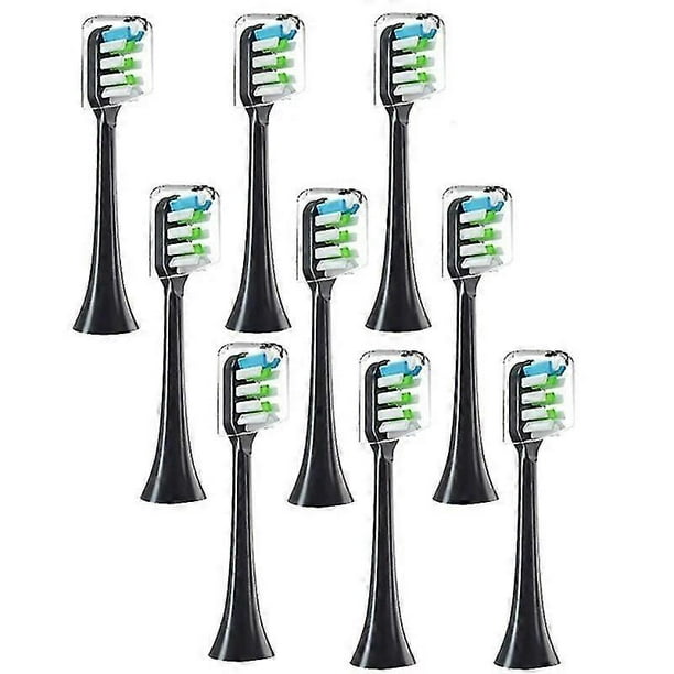 AD-9PCS Replacement Brush Heads For SOOCAS V1 V2 X3 X3U X5 D2 D3 SOOCARE Sonic Electric Toothbrush Head Soft Bristle~5420