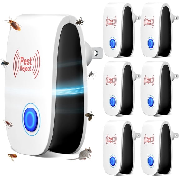 Ultrasonic Pest Repeler, Electronic Plug-in Pest Control Indoor for Rodents, Mosquitoes, Cockroaches, Spiders, Ants