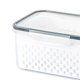 thumbnail image 3 of Refrigerator Storage Box Fridge Organizer Vegetable Fruit Boxes Drain Basket Storage Containers Pantry,Medium, 3 of 5