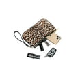 thumbnail image 5 of Daisy Rose Zip Wristlet Wallet and Phone Clutch for Women - RFID Blocking PU Vegan Leather Multi Card Holder Organizer Fits All Smart Phone Sizes - Leopard, 5 of 5