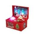 thumbnail image 1 of Matsuzay Caja de música Decoración de escritorio Adorno de Canto Decoraciones para el hogar de larga duración Regalo de Navidad luminoso Kits de decoración para fiestas, 1 of 6