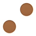thumbnail image 4 of Paquete De 4 Posavasos Antideslizantes Monstrate Marrón, 4 of 6