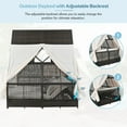 thumbnail image 3 of Outdoor sofa bed terrace bed, adjustable outdoor double -day light bathroom, for the beach of the terrace swimming pool, cream, 3 of 26