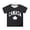 Black, variant on Toddler Girls Summer Shirts Short Sleeve With Canadian Print Comfortable Crew Neck Girls Graphic Tees Size 3-4T