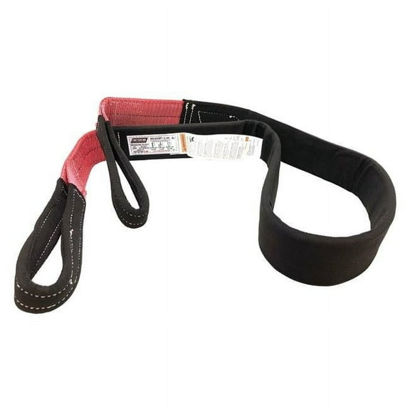 Factor 55  8 ft. x 3 in. Tree Saver Strap, Black & Orange