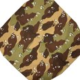 thumbnail image 4 of grinderPUNCH Unisex Camo Scarf Bandanas Large 22" Camouflage Bandana Adult Brown Headwrap Cloth Biker Unisex, 4 of 5