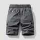 thumbnail image 4 of pstuiky Pantalones cortos de gimnasio, Pantalones cortos cargo de talla grande para hombre, con múltiples bolsillos, holgados, para playa y verano Pantalones cortos para correr para hombre, 4 of 4