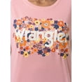 thumbnail image 6 of Wrangler Women's Short Sleeve Cotton Blend Pajama Set, Sizes S-4X, 6 of 11